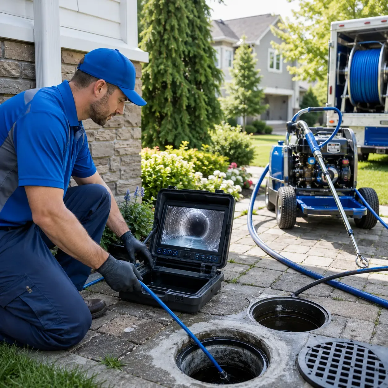 Outdoor drain cleaning professionals serving Ozan, AR